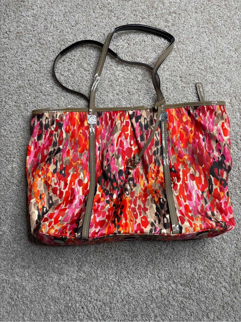 Brighton Watercolor Nylon Tote